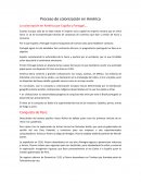 Proceso de colonización en América