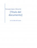 Neuropsicologia y educacion