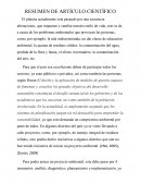 RESUMEN DE ARTÍCULO CIENTÍFICO
