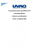 Transmisión aérea del SARS