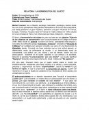 Relatoria la Hermeneutica del sujeto