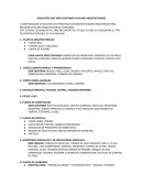 REQUISITOS QUE DEBE CONTENER UN PLANO ARQUITECTONICO