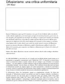 Difusionismo: una crítica uniformitaria -JM Blaut