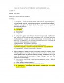 TALLER EVALUATIVO 4° PERÍODO LENGUA CASTELLANA