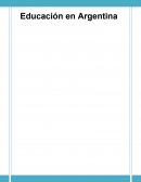 EDUCACION EN ARGENTINA