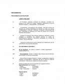 Procedimientos de almacen