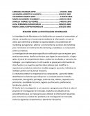 RESUMEN SOBRE LA INVESTIGACION DE MERCADOS