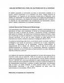 ANALISIS SISTÉMICO DEL PAPEL DEL BACTERIÓLOGO EN LA SOCIEDAD