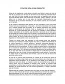 CICLO DE VIDA DE UN PRODUCTO