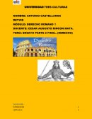 DERECHO ROMANO. CAPÍTULO XV DE OTRAS LEYES DE NATURALEZA
