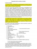 Respuestas sobre las consultas a la entidad