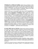 PROBLEMA DE LA TIERRA EN COLOMBIA