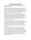 Ivestigacion de mercados Southwest Airlines