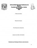 Plan NAcional de Desarrollo