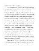 Posicionamiento epistemológico de la Investigación