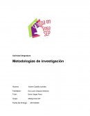 Metodologías de investigación