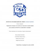 Implementar estrategias en la creación de un restaurante de comida saludable para los alumnos