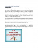 Elaboración de Manuales Organizacionales