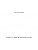 Análisis malla curricular ingles