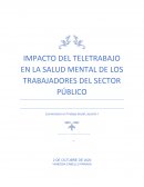 IMPACTO DEL TELETRABAJO EN LA SALUD MENTAL DE LOS TRABAJADORES DEL SECTOR PÚBLICO