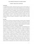 Filosofía de la Educación