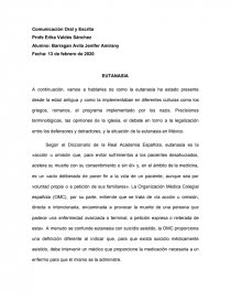 EUTANASIA EN MÉXICO. Página 1