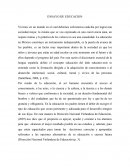 ENSAYO DE EDUCACION