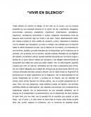 Vivir en silencio