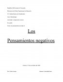 Los pensamientos de mala fe