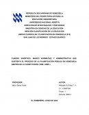 CUADRO SINÓPTICO: MARCO NORMATIVO Y ADMINISTRATIVO QUÉ SUSTENTA EL PROCESO DE LA PLANIFICACIÓN PÚBLICA EN VENEZUELA DENTRO DE LA CONSTITUCIÓN (1999- CRBV.)