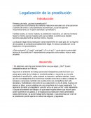 Legalización de la prostitución