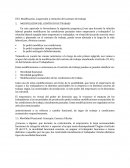 Modificación, suspensión y extinción del contrato de trabajo