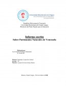 Patrimonios Culturales de Venezuela