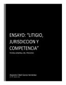 LITIGIO,JURISDICCIÓN Y COMPETENCIA