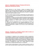 Antecedentes Teóricos Y Empíricos Del Uso De Métodos De Planificación Familiar