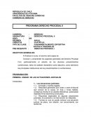 DERECHO PROCESAL . OBJETIVOS GENERALES