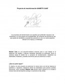 Proyecto de transformación MABETH CAKE