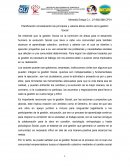 Planificación considerando los principios y valores éticos dentro de la gestión Social