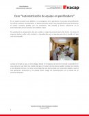 Caso “Automatización de equipo en panificadora”