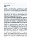 LA ESENCIA DE LA COMUNICACIÓN
