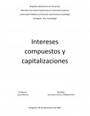 Intereses compuestos y capitalizaciones