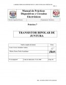 LABORATORIO DE DISPOSITIVOS Y CIRCUITOS ELECTRÓNICOS