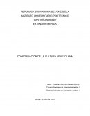 CONFORMACION DE LA CULTURA VENEZOLANA