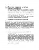 CONFERENCIA MAGISTRAL