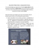 RELACION TRIBUTARIA U OBLIGACION FISCAL