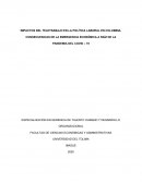 IMPACTOS DEL TELETRABAJO EN LA POLÍTICA LABORAL EN COLOMBIA, CONSECUENCIAS DE LA EMERGENCIA ECONÓMICA A RAÍZ DE LA PANDEMIA DEL COVID – 19