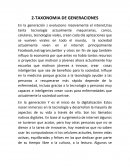 Taxonomía de generaciones