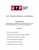 Postura laboral y económica de los estudiantes de CGT de la UTP Arequipa frente a la pandemia del presente año