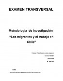 Los migrantes y el trabajo en Chile