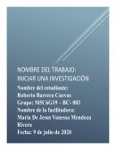 Iniciar una investigación: consumo de drogas en México